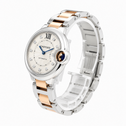Cartier Ballon Bleu De 33MM WE902044 Two Tone Watch